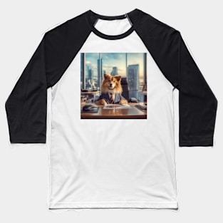 The Bussinessman Dog Baseball T-Shirt